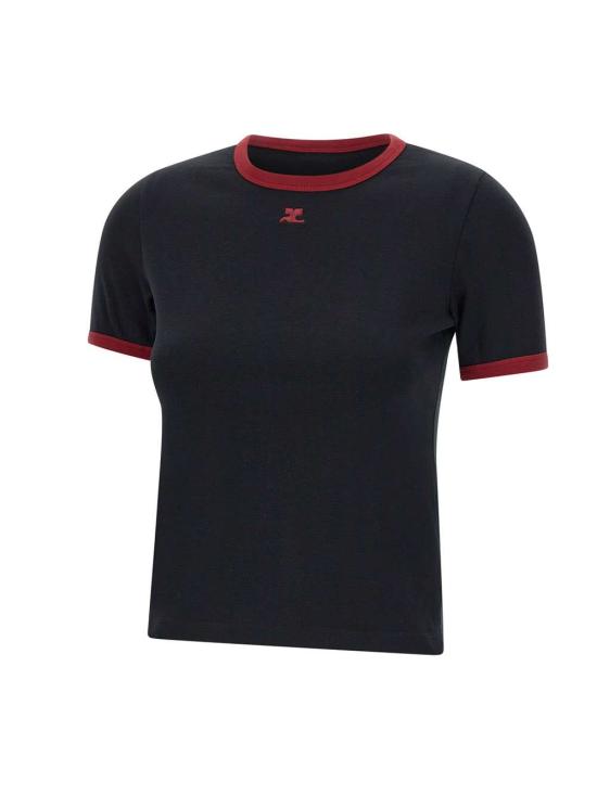 25SS 쿠레쥬 반팔 티셔츠 125JTS017JS0203B087 DOM - COURREGES