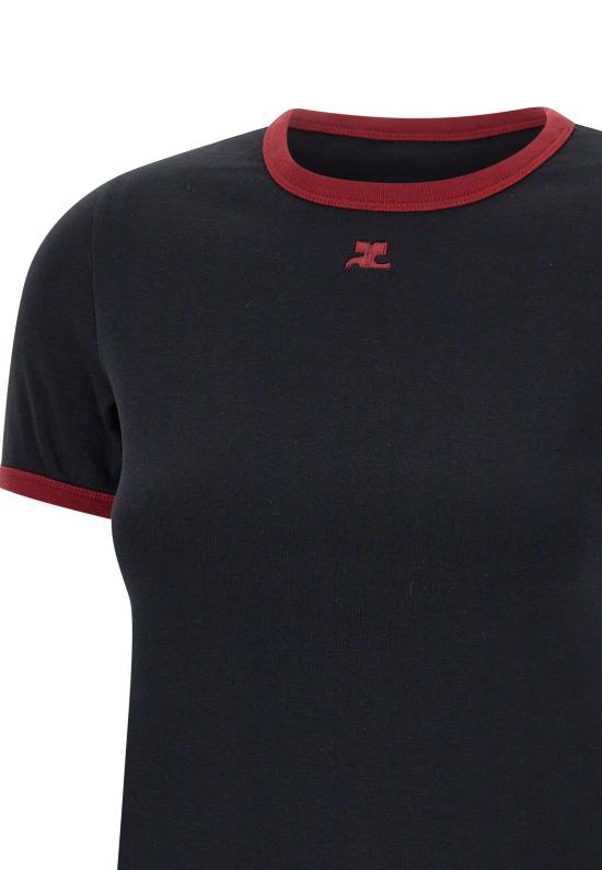 25SS 쿠레쥬 반팔 티셔츠 125JTS017JS0203B087 DOM - COURREGES