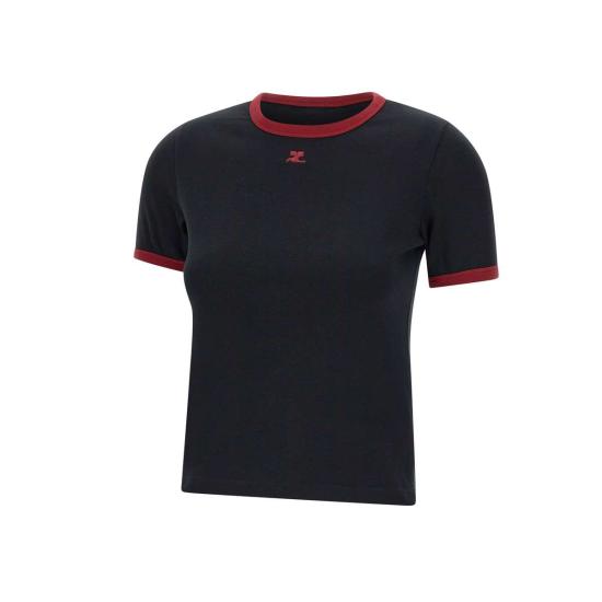 25SS 쿠레쥬 반팔 티셔츠 125JTS017JS0203B087 DOM - COURREGES