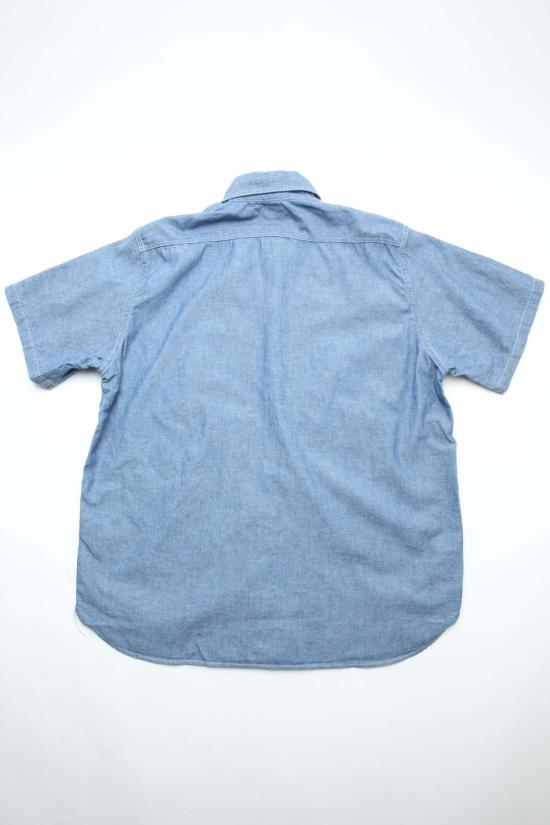  오어슬로우 셔츠 Orslow 반팔 샴브레이 워크  샴브레이 - ORSLOW