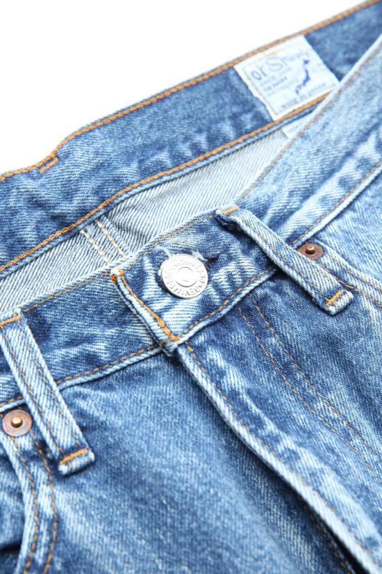  오어슬로우 데님 팬츠 Orslow 여성용 짧은 길이 105 90년대 데님 청바지 - ORSLOW