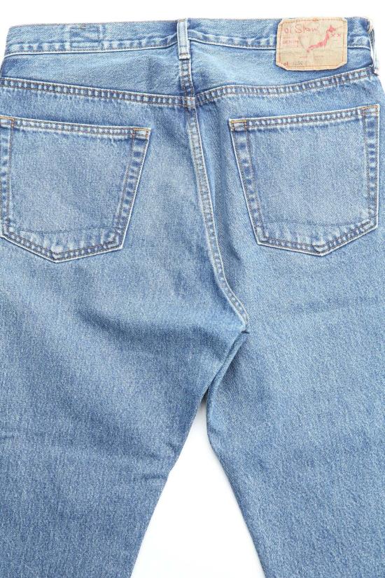  오어슬로우 데님 팬츠 Orslow 여성용 짧은 길이 105 90년대 데님 청바지 - ORSLOW