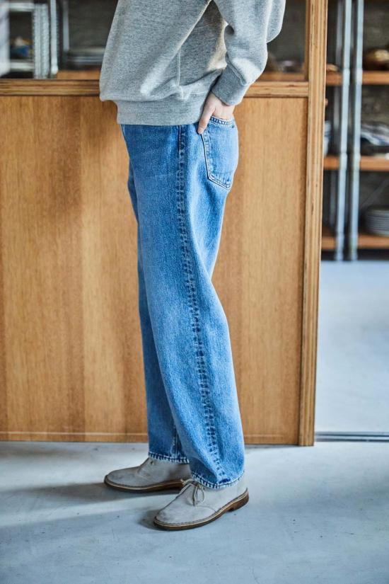  오어슬로우 데님 팬츠 Orslow 여성용 짧은 길이 105 90년대 데님 청바지 - ORSLOW