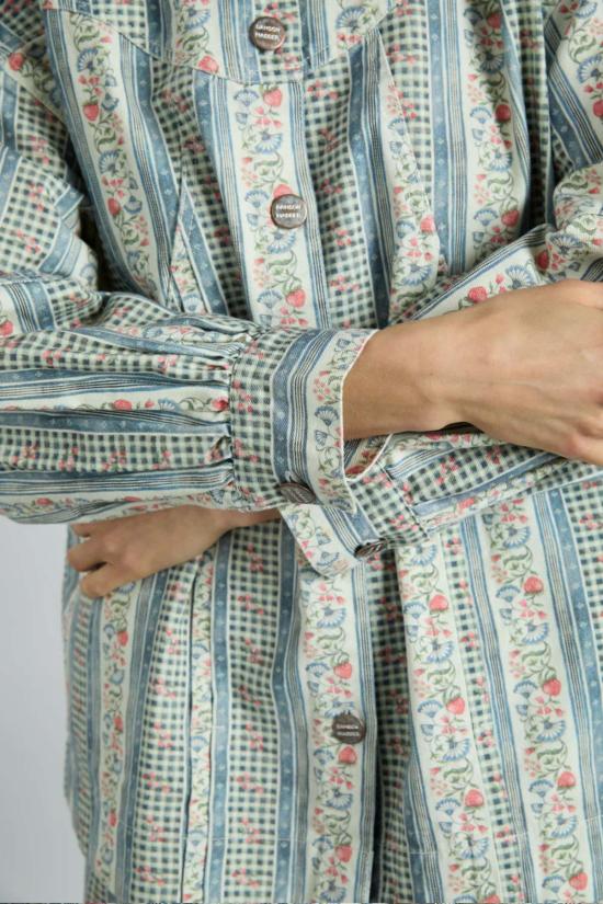  DAMSON MADDER 데님 자켓 Damson Madder Baxter 재킷 월페이퍼 플로럴 - OTHER BRANDS