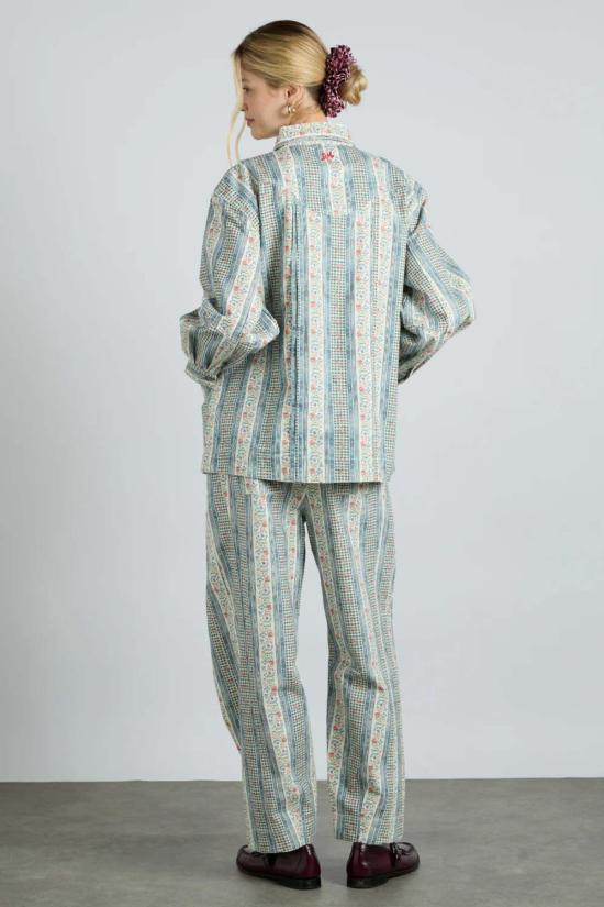  DAMSON MADDER 데님 자켓 Damson Madder Baxter 재킷 월페이퍼 플로럴 - OTHER BRANDS