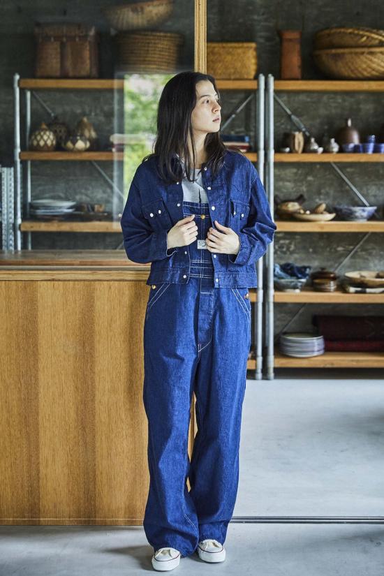  오어슬로우 데님 자켓 오슬로우 숏 웨스턴 셔츠 재킷 원워시