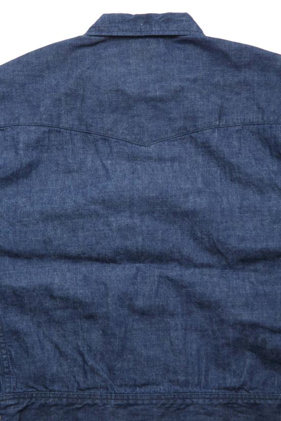  오어슬로우 데님 자켓 오슬로우 숏 웨스턴 셔츠 재킷 원워시 - ORSLOW