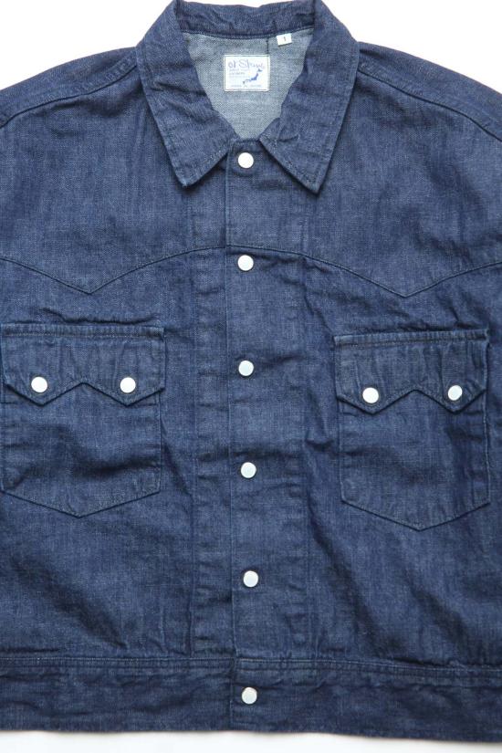  오어슬로우 데님 자켓 오슬로우 숏 웨스턴 셔츠 재킷 원워시 - ORSLOW