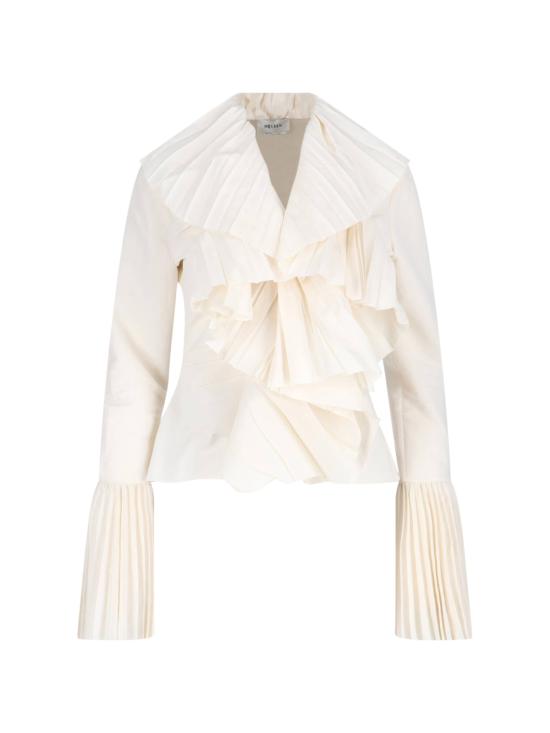 25SS 알렉산더 맥퀸 블라우스 818373 QEAF2 9015 White