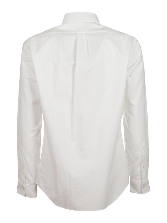  폴로 랄프로렌 컬러 포니 자수 커스텀 핏 버튼 다운 셔츠  710792041001 White - POLO RALPH LAUREN