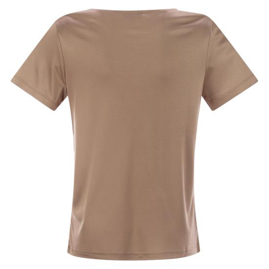 25SS 페이 반팔 티셔츠 NPWB2506150XBA CHESTNUT - FAY