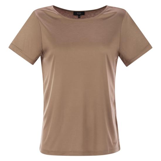 25SS 페이 반팔 티셔츠 NPWB2506150XBA CHESTNUT