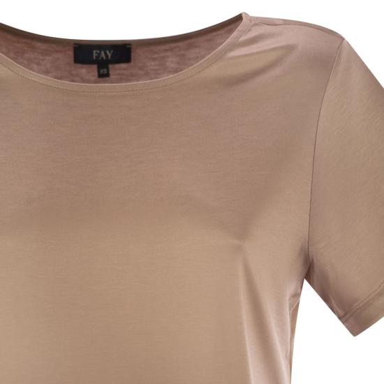 25SS 페이 반팔 티셔츠 NPWB2506150XBA CHESTNUT - FAY