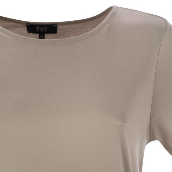 25SS 페이 반팔 티셔츠 NPWB2506150XBA TURTLEDOVE - FAY