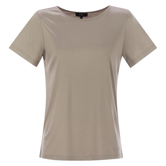 25SS 페이 반팔 티셔츠 NPWB2506150XBA TURTLEDOVE