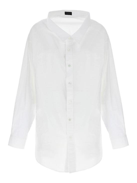  발렌시아가 블라우스 809072TNM609000 White