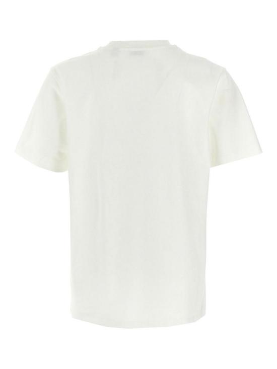  버버리 로고 프린트 코튼 티셔츠 8101901 White - BURBERRY