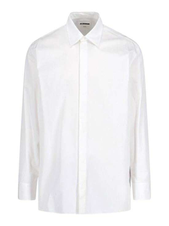 25SS 질샌더 긴팔 셔츠 J24DL0110J45001100 White