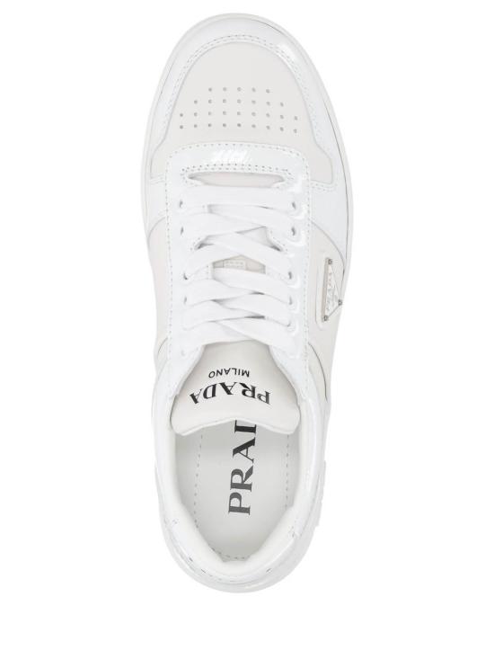 25SS 프라다 다운타운 볼드 레더 스니커즈 1E792MFDD303LQBF0009 White - PRADA