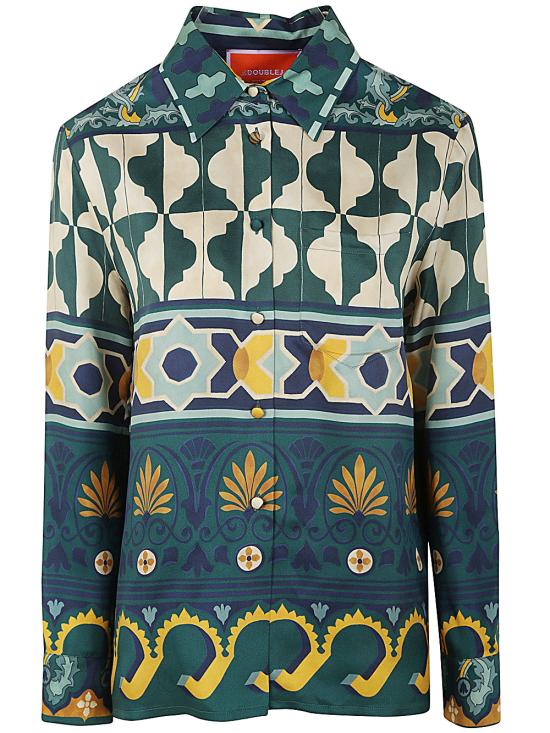  라 더블제이 셔츠 SHI0001 SIL001REA01 GR04 CASAREALE - LA DOUBLEJ