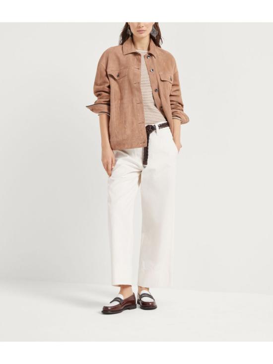 25SS 브루넬로 쿠치넬리 스트레이트 팬츠 ML145P8833 C9002 - BRUNELLO CUCINELLI