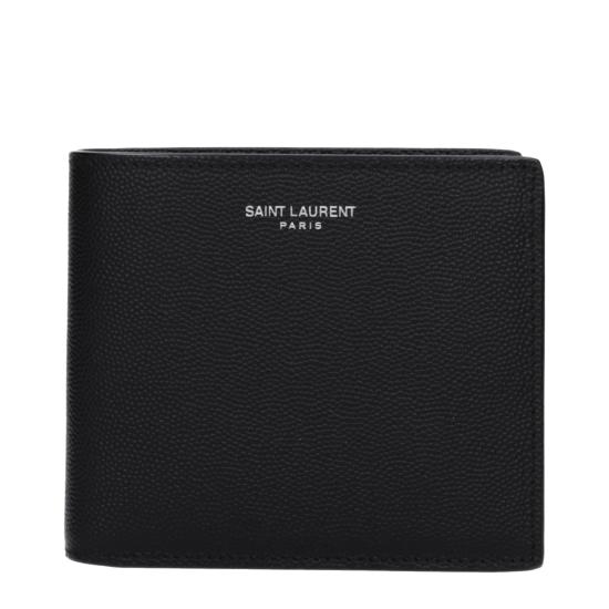 25FW 생로랑 로고 이스트/웨스트 반지갑  396307BTY0N1000