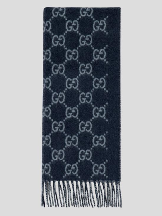 25SS 구찌 머플러/스카프 812317 4GABX4169 Navy sky blue