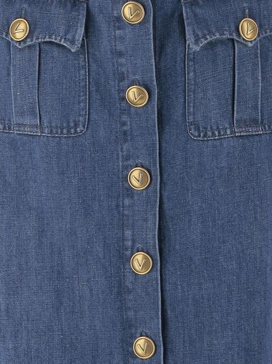 25SS 발렌티노 가라바니 숏 스커트 6B3DD18L94C 558 Blue - VALENTINO GARAVANI