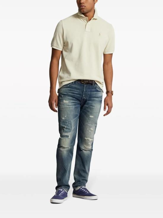  폴로 랄프로렌 폴로 티셔츠 710910898006 ecru - POLO RALPH LAUREN