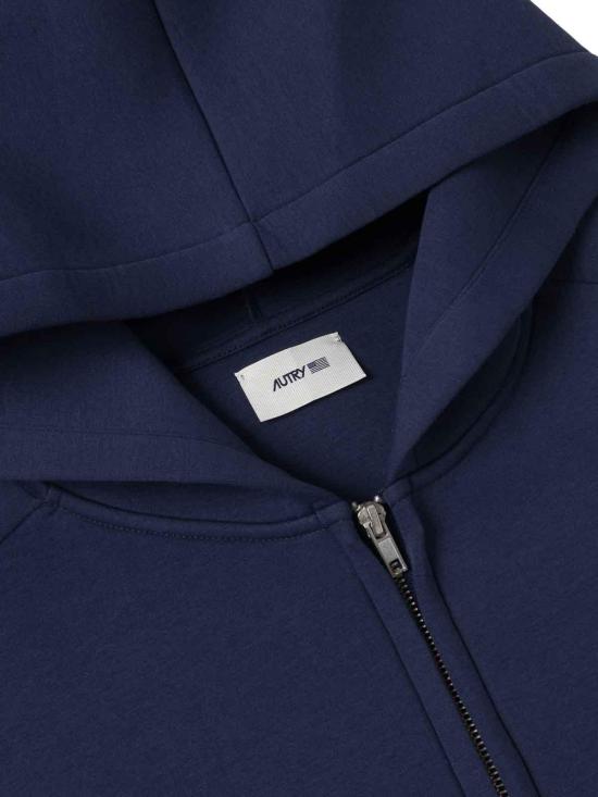 26SS 오트리 후드 티셔츠 JAPX33RB Blue - AUTRY