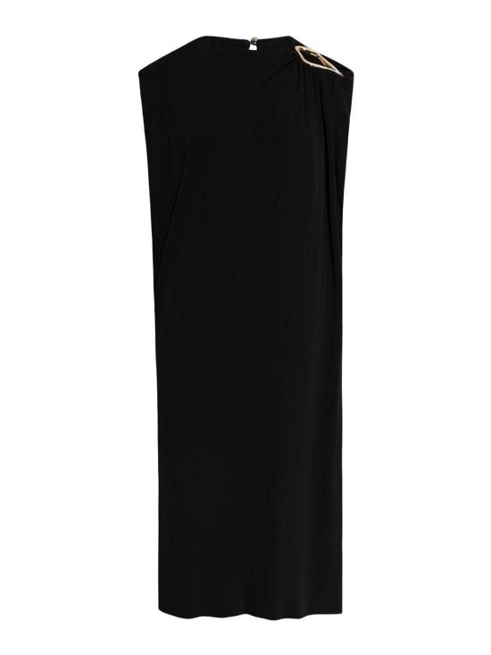  랑방 미디 스커트 RWDR00215088H2410 Black