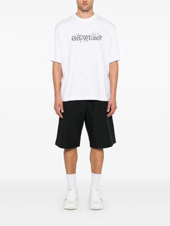  오프화이트 반팔 티셔츠 OMAA120F24JER00BB0110 white - OFF WHITE