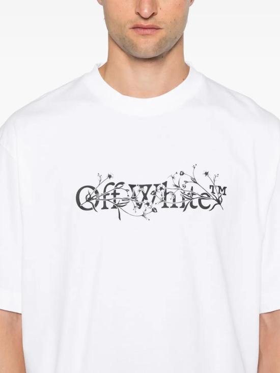  오프화이트 반팔 티셔츠 OMAA120F24JER00BB0110 white - OFF WHITE