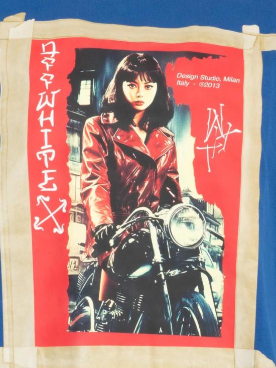  오프화이트 반팔 티셔츠 0MAA120F24JER00K teal - OFF WHITE