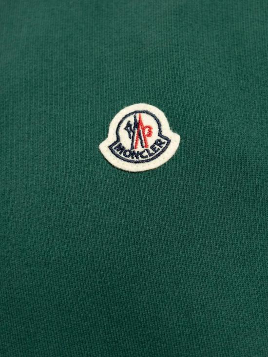  몽클레어 후드 티셔츠 K10918G0003589AUJ emerald - MONCLER