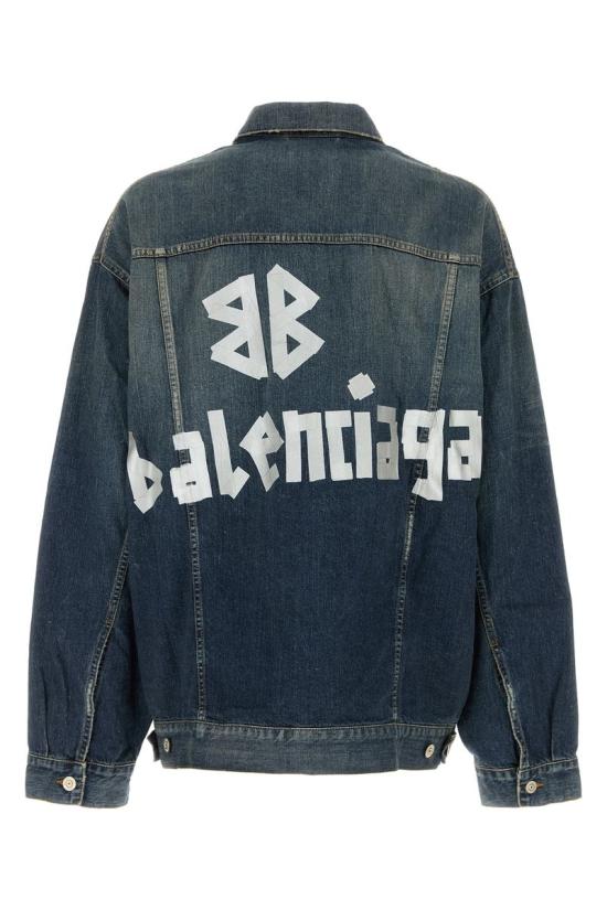 25SS 발렌시아가 데님 자켓 738738TRWA7 3020 WHISKER - BALENCIAGA