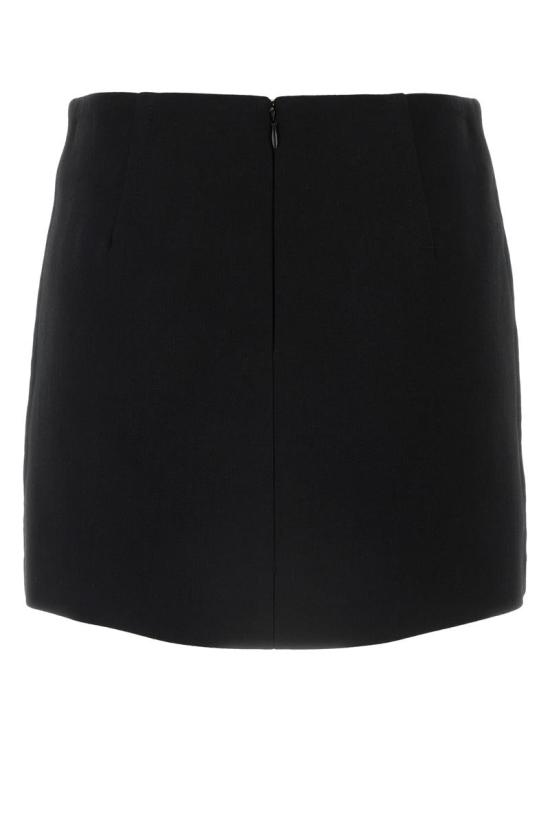 25SS 보테가베네타 숏 스커트 813032V3PD0 1000 Black - BOTTEGA VENETA