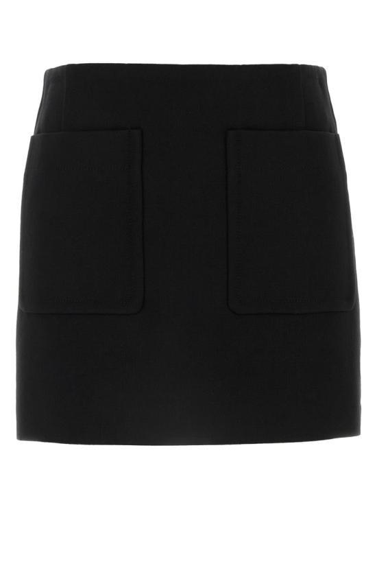 25SS 보테가베네타 숏 스커트 813032V3PD0 1000 Black