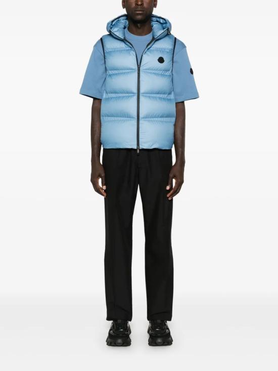  몽클레어 베스트 J20911A00131597Y2 blue - MONCLER