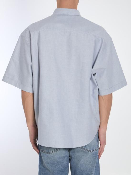 25SS 아미 반팔 셔츠 3162836 HSH230 C00031 4502 BLUE - AMI