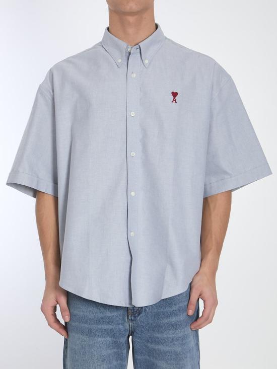 25SS 아미 반팔 셔츠 3162836 HSH230 C00031 4502 BLUE