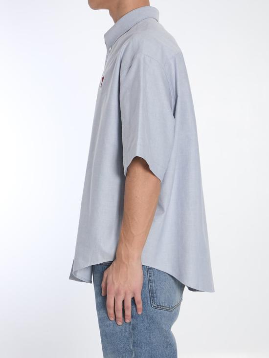 25SS 아미 반팔 셔츠 3162836 HSH230 C00031 4502 BLUE - AMI