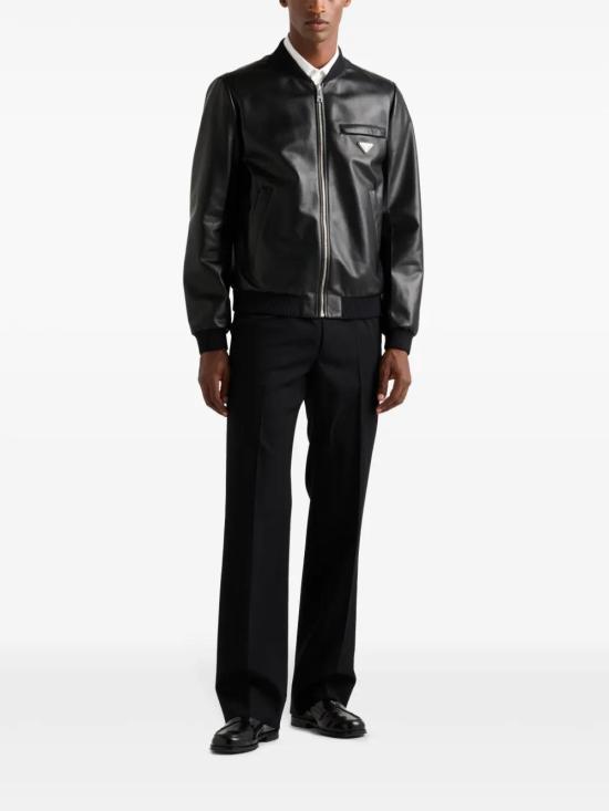  프라다 가죽 자켓 UPW280SOOO038 black - PRADA