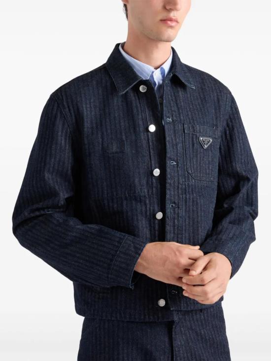  프라다 자켓 GEB254SOOO16HD midnight blue - PRADA