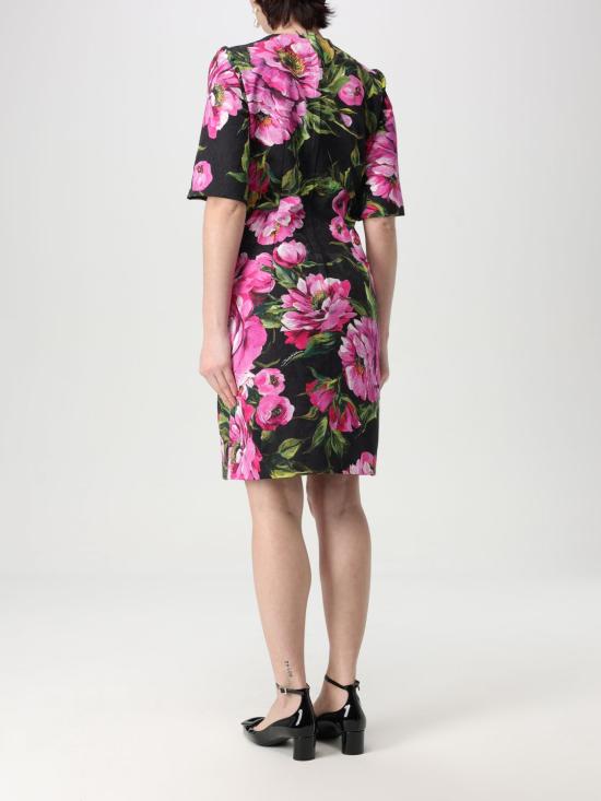 25SS 돌체앤가바나 미디 원피스 F6TMJTFSFN9 HN5KR Peony - DOLCE & GABBANA
