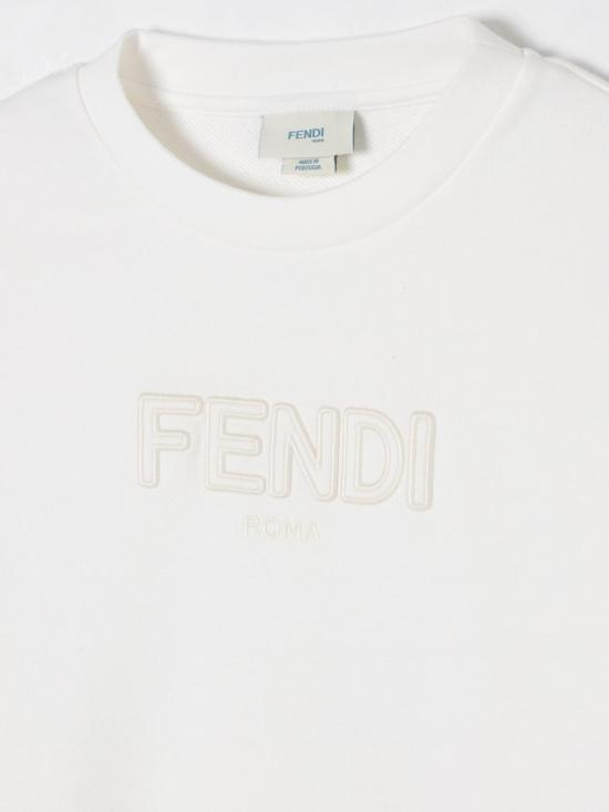 25FW [키즈] 펜디 풀오버 JUH0915V0 F0TU9 White - FENDI