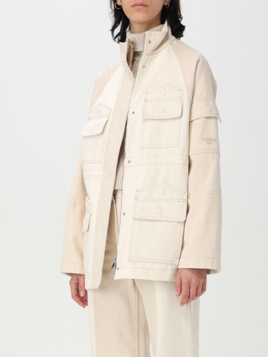 25SS 펜디 자켓 FLF810AT1E F08QQ White - FENDI