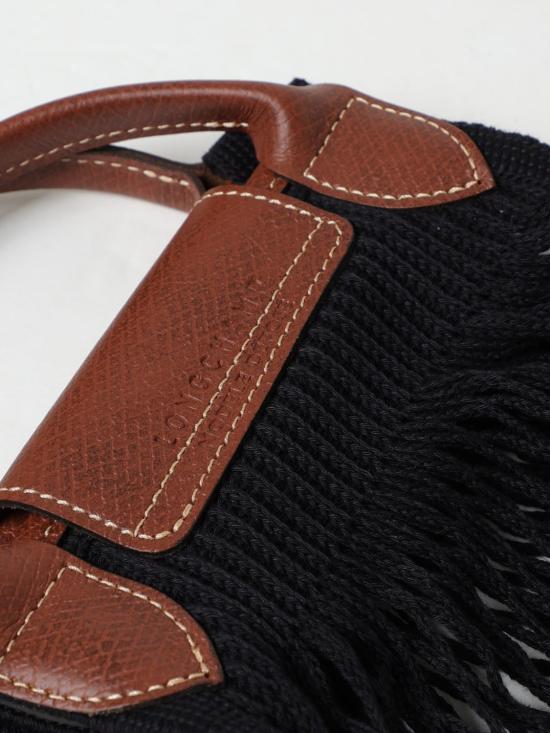 26SS 롱샴 플리아쥬 필렛 L 탑 핸들백 10121HVH 001 Black - LONGCHAMP