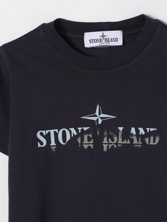 25FW [키즈] 스톤 아일랜드 티셔츠 2100010S0150 V0020 Blue - STONE ISLAND