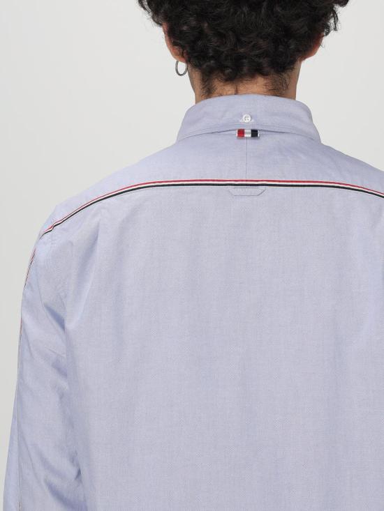 25FW 톰브라운 긴팔 셔츠 MWL413AF0313 480 Gnawed Blue - THOM BROWNE